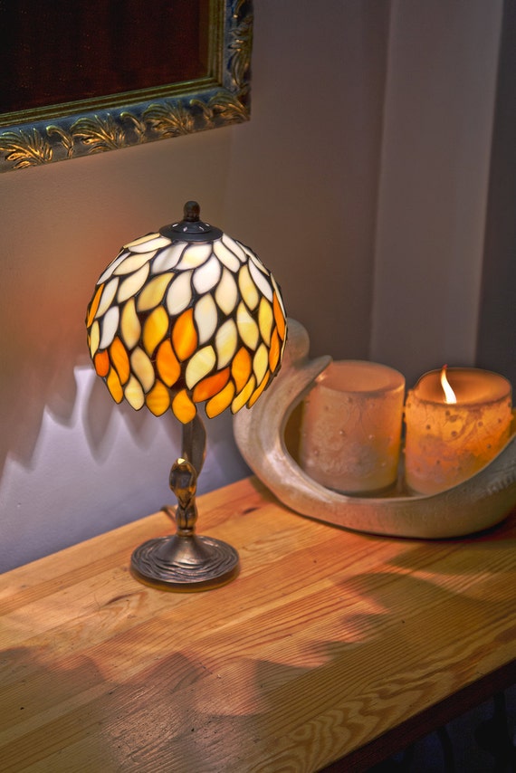 Small Lamp Shade Stained Glass, Small Glass Lamp Shades For Chandeliers