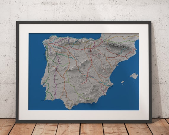 The Big Map of the Caminos de Santiago - XACOBEO EDITION