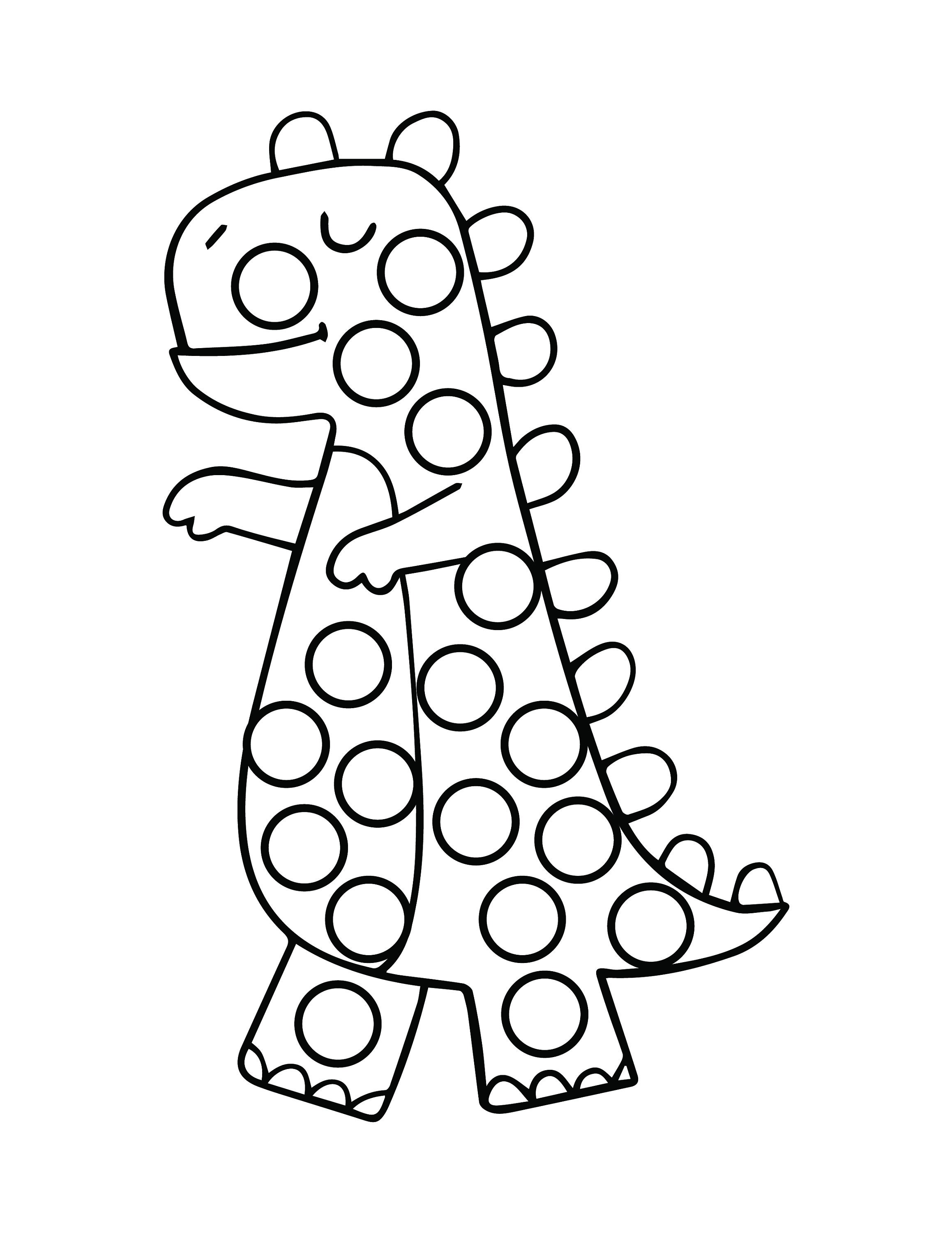 Dinosaur Dot Paint Printable Dinosaur Dot Paint Printable