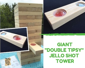 Giant Double Tipsy Jello Shot Tower