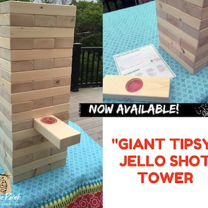 Giant Tipsy Jello Shot Tower