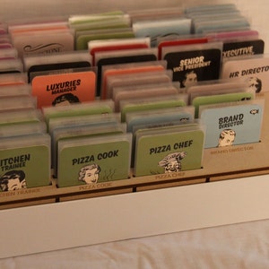 Inserto per Food Chain Magnate per contenere carte con buste