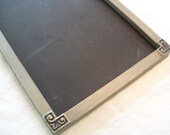 Art Deco Wood Frame Painted Gray No Glass 11.125x17.125 inches Vintage