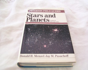 Peterson Field Guides Stars and Planets HC/DJ 1995 Vintage