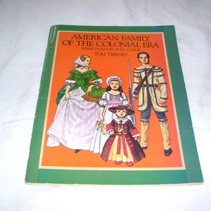 Complete Unused Tom Tierney American Family of the Colonial Era 1983 Pb Vintage