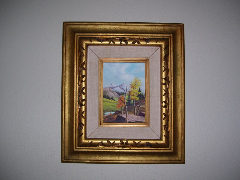 JK Davis Painting Oil Painting Wyoming Painting Vintage Etsy