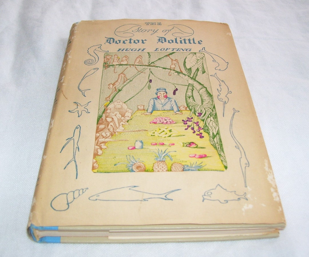 Story of Doctor Doolittle by Hugh Lofting HC/DJ Book Club Ed. - Etsy