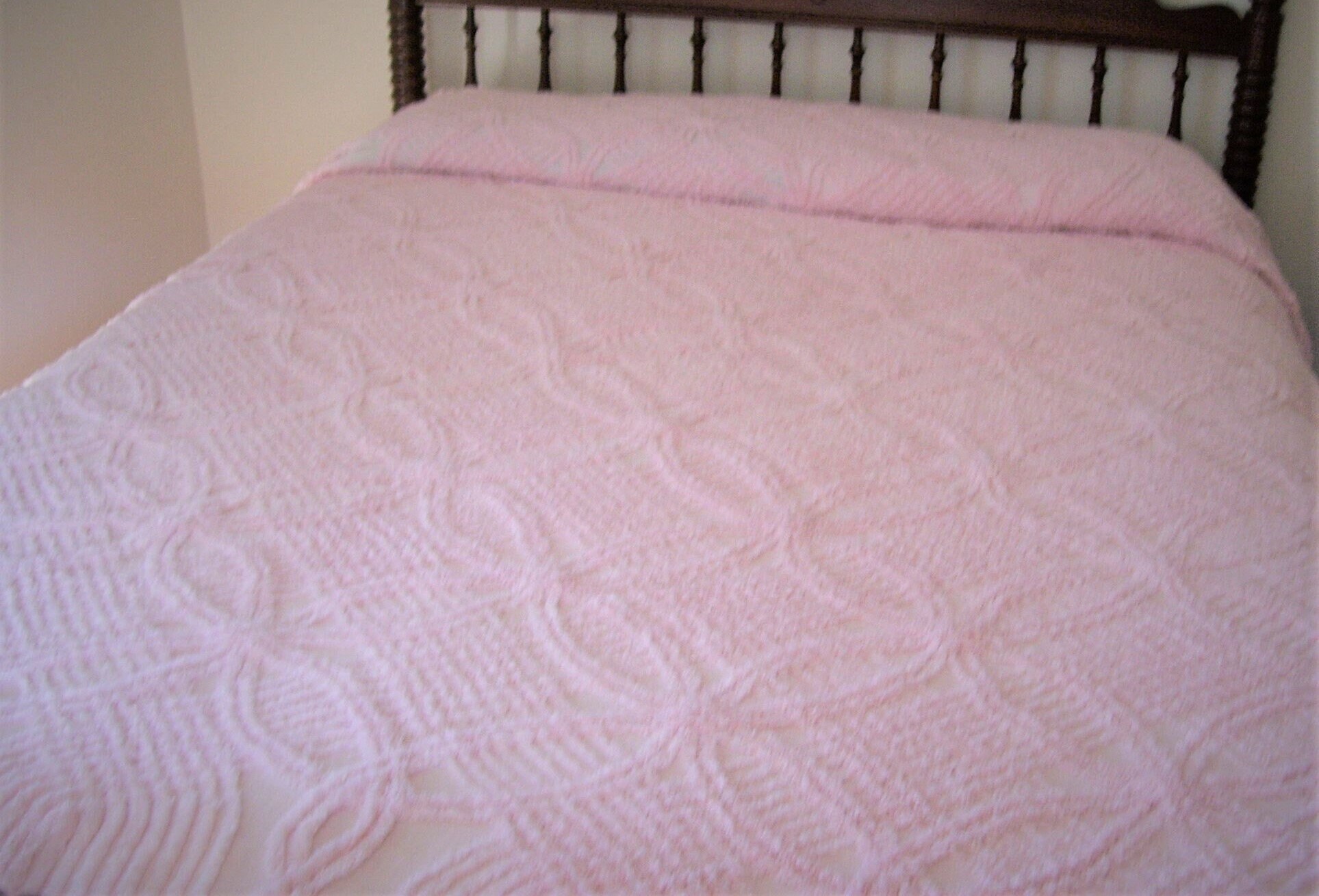 Pink Chenille Bedspreads - Etsy