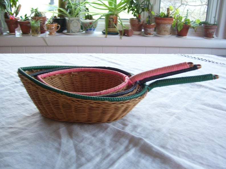 Boat Baskets Nesting Hanging Baskets Wicker Philippines Etsy