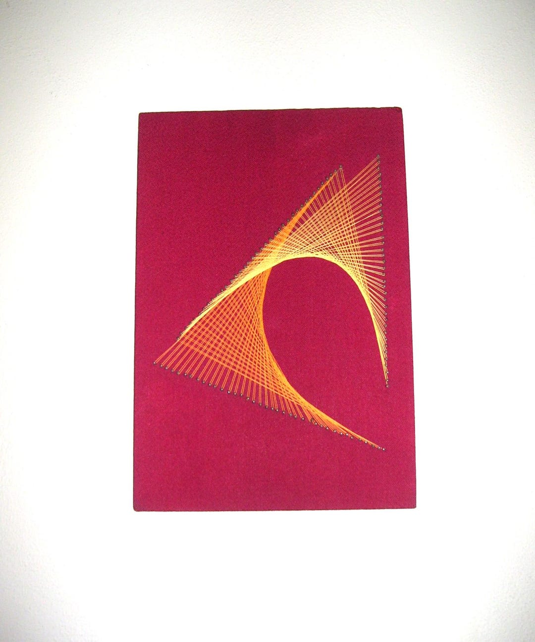 1970s Wall Decor Abstract String Art - Etsy