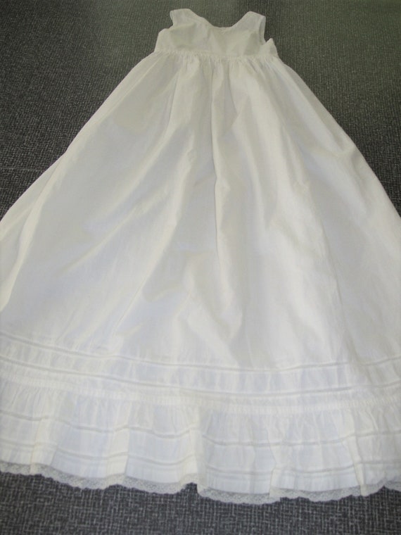 Cotton Christening Gown Baptism Gown 32 inches Vin