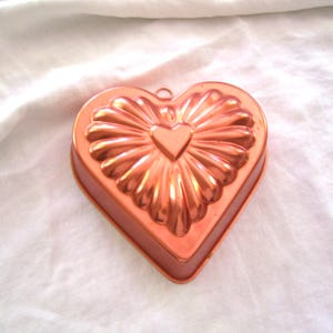 Vintage Copper Heart Mold Hanging