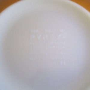 Pyrex Butterfly Pattern Bowl 4qt Princess Vintage image 4