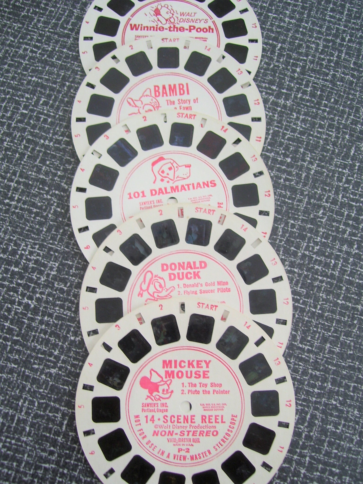 Viewmaster Projector Reels All Disney Sawyers Set of 10 P - Etsy Nederland