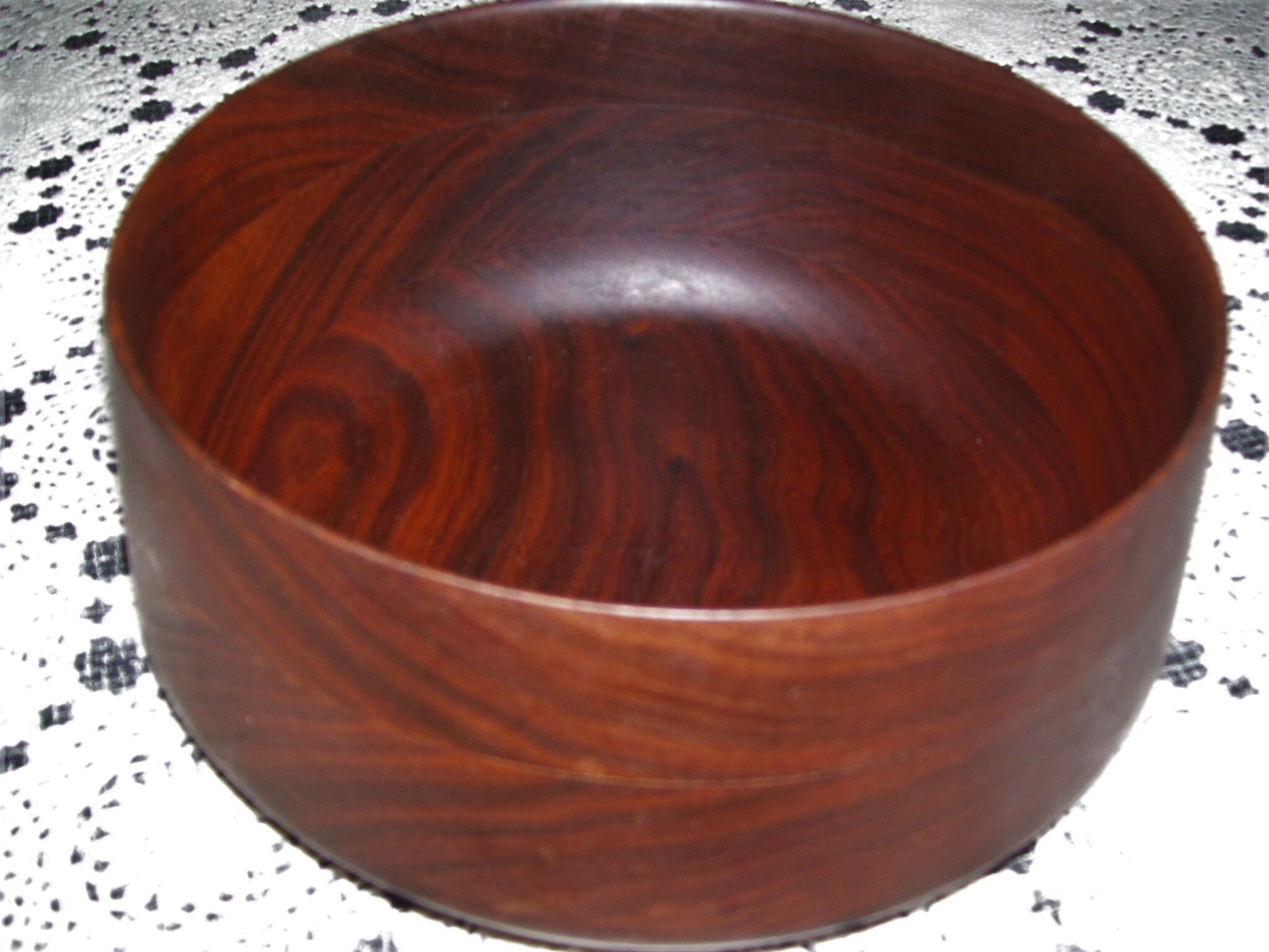 Dunbar Wood Salad Bowl Walnut Salad Bowl 4.75x8.75 Inches Etsy