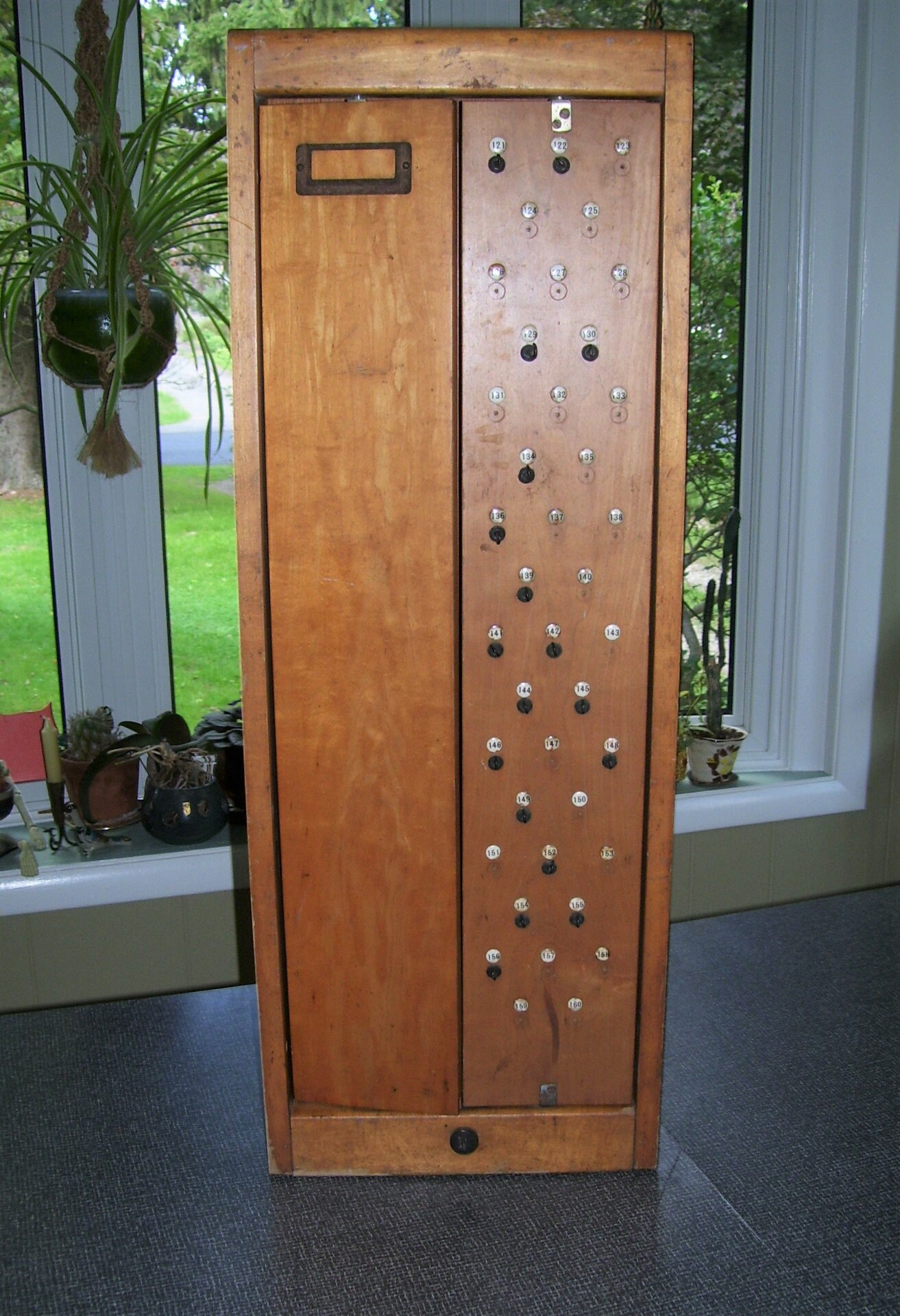 Antique Hotel Key Box Hotel Lobby Key Box Wood Swivel Door Etsy