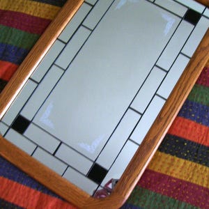 Stained Glass Mirror Wall Hanging