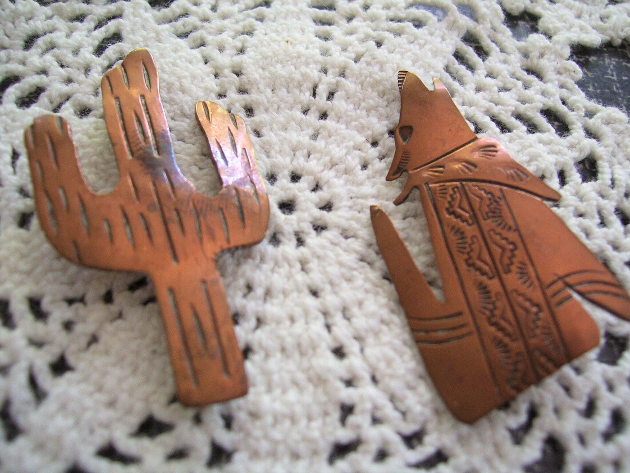 Dazzling Vintage Native American Navajo Hand Tooled Copper Necklace –  Nativo Arts