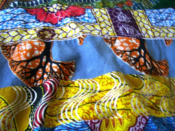 Handmade Patchwork Wrap Around Skirt - image 6