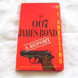 007 James Bond A Report by O F Snelling Pb 1964 2nd Printing