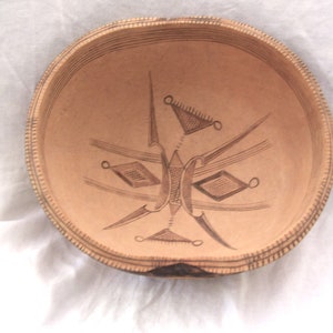 Large African Gourd Calabash Bowl African Decor