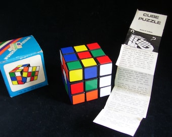 Justen Wonderful Puzzler Rubiks Cube Knock Off Vintage