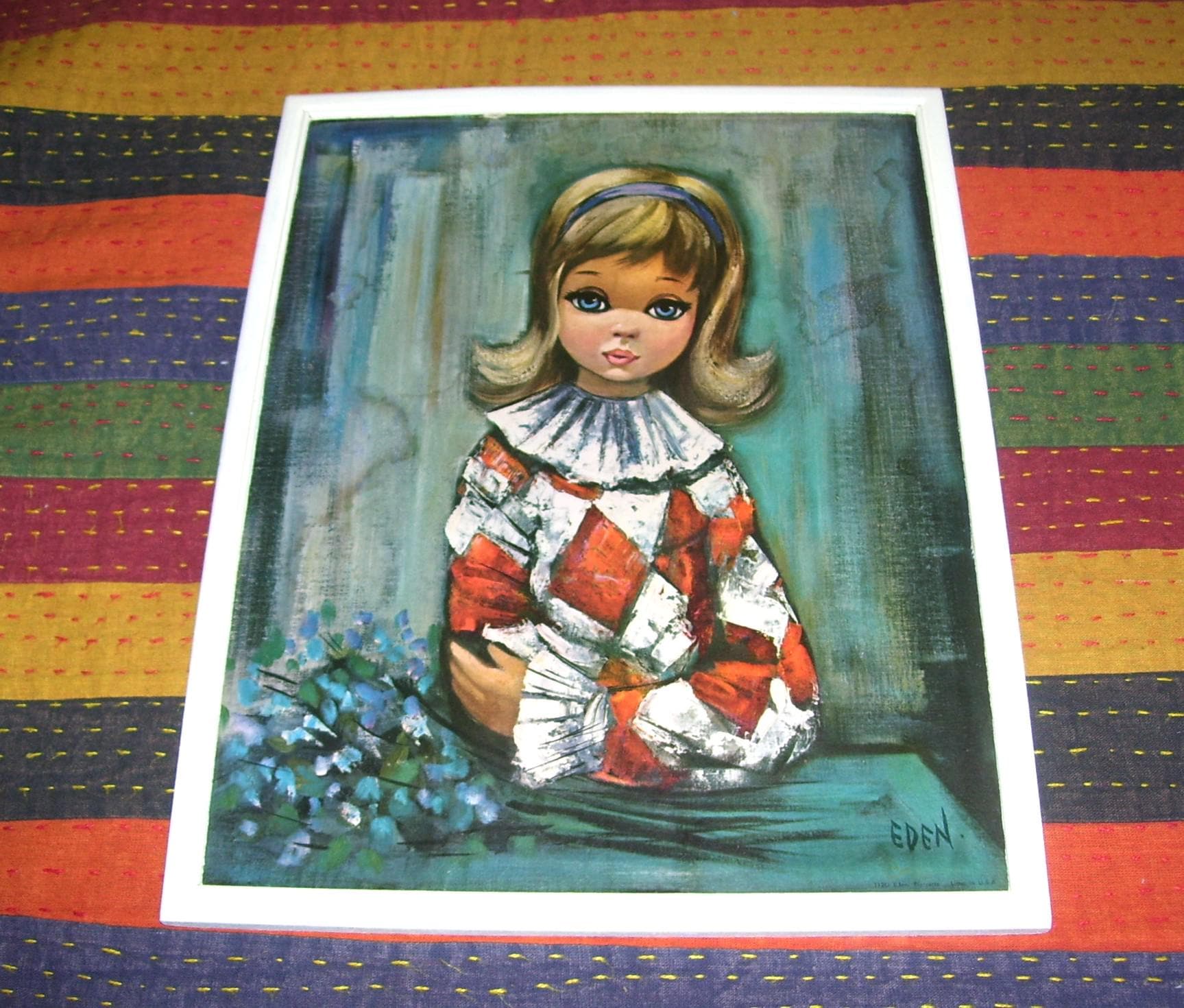 60s Big Eye Art by Eden - Etsy
