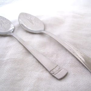 2 Mismatched Demitasse Spoons Espresso Spoons Stainless