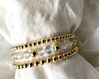 Affirmation Bracelet Trio/Gold