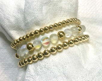 Affirmation Bracelet Trio/Gold