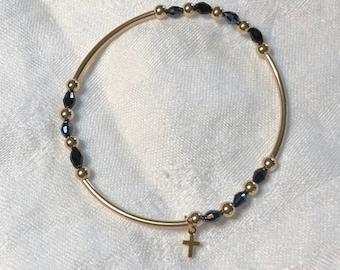 Gold Prayer Bracelet