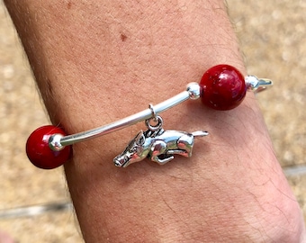 Go Hogs! Razorback Bracelet