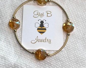 Honey Agate and Gold