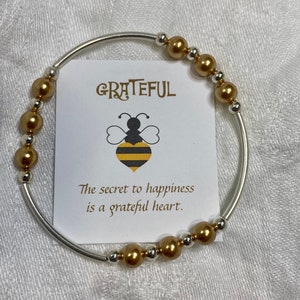 Drievoudig goud dankbaar parel/sterlingzilver