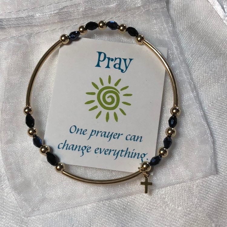 Gold Prayer Bracelet