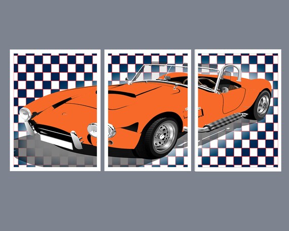 Car Wall Art Car Decor Nursery Decor Boys Bedroom Decor Etsy