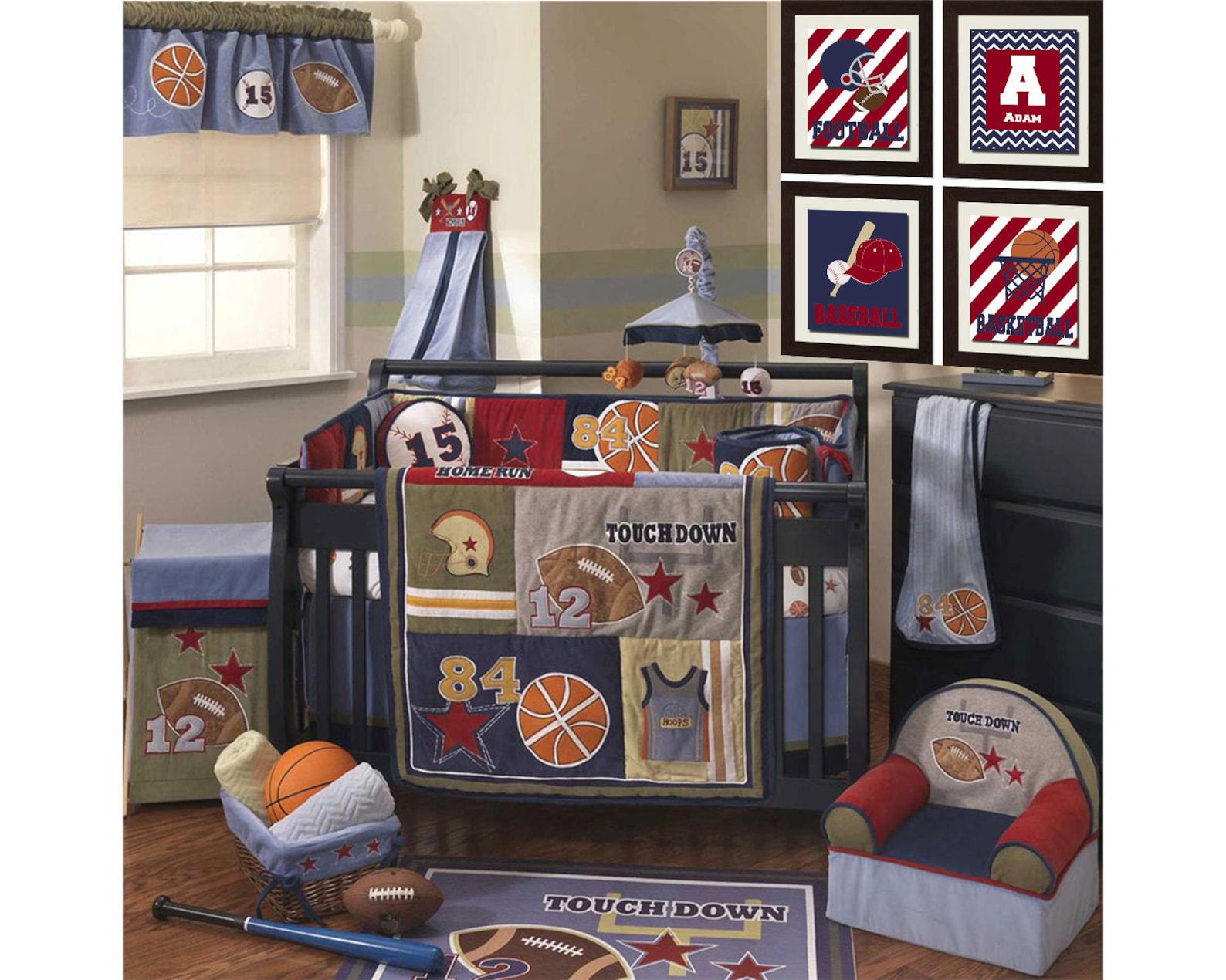 Sports Decor Baby Boy Sport Nursery Sports Nursery Decor Etsy