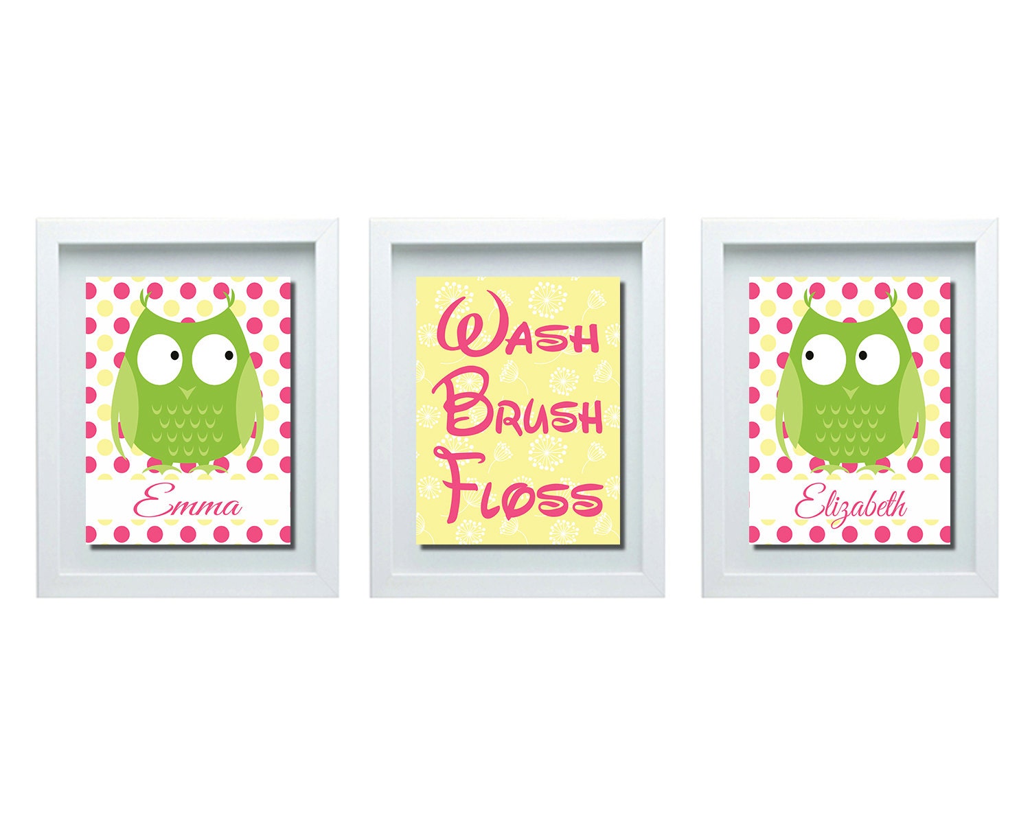 Sister Bathroom Decor Owl Bathroom Decor Owl Bathroom Rules Etsy