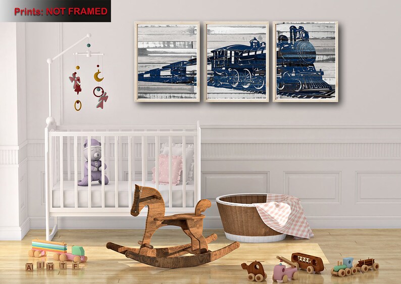 Vintage Train Print Vintage Train Wall Decor Vintage Train Etsy