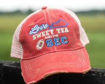 Love Sweet Team and the SEC Ball Cap, Hat Football
