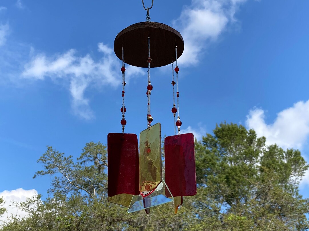 Kansas City Chiefs' Stained Glass Wind Chime Etsy