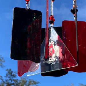 Tampa Bay Bucaneers' Stained Glass Wind Chime!  GO BUCS!