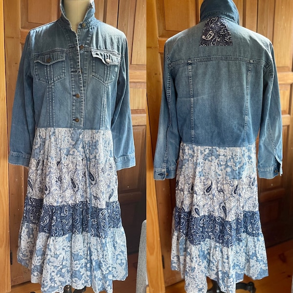 Denim Duster - Etsy