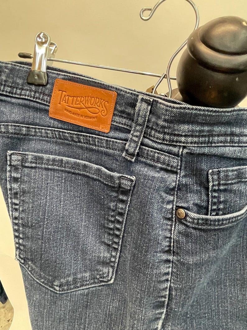 Upcycle Definity Inserts Upcycled Lee Jeans: Wide Leg Denim Inserts, Pieced Denim. - Etsy