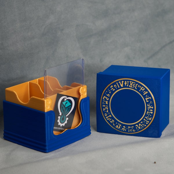 Dark Magician - Yu-Gi-Oh! Divided 60+20+20 (SS or DS) Card Deck Box w/ Front Top Loader Display