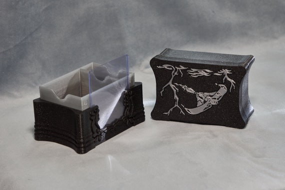 w Front Top Loader /& 25 Card Extra Slot EDH-MAG Commander Deck Box 100 120SS Simic Inspired