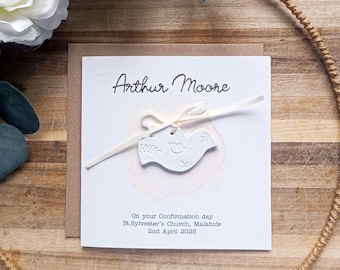 Confirmation card personalised, Confirmation keepsake, girls confirmation card, boys confirmation card, Irish designed cards