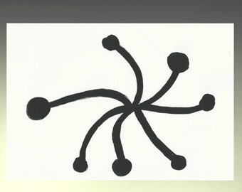 Original Art Large Painting On Canvas, Minimalist Painting, Black And White, Extra Large Canvas Art, Horizontal Swirl Wind Abstract Wall Art