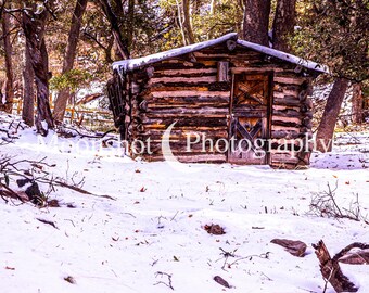 Cabin in Snow