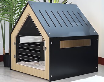 Modern dog house, dog crate, modern cat house house,  kennel, dog bed, cat bed, cat furniture, dog house, aesthetic dog, indoor dog house